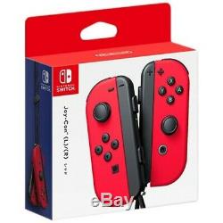 Joy Con (L/R) Wireless Controllers Nintendo Switch Super Mario Odyssey Red