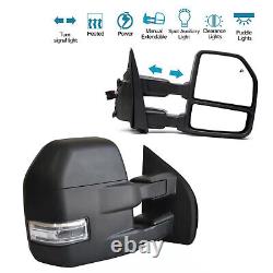 LH Side Towing Mirror Power Turn Signal For 2017-20 Ford F250 F350 F450 F550 SD