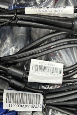 LOT 100 NEW 5-6 FT SVGA Super VGA 15-pin Male to 15-pin Male Monitor DB15 Cable