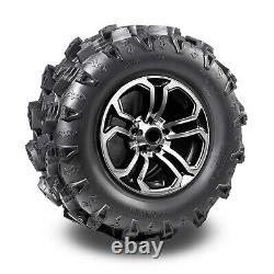 MCKINLEY UTV ATV Tires 27X9-14 & 27X11-14 6 Ply Full Set Super Mud Offroad