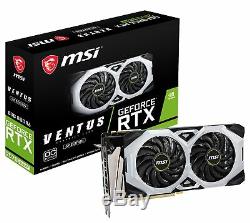 MSI GeForce RTX 2070 SUPER VENTUS GP OC Graphics Card, PCI-Ex16, NVLink, VR Ready
