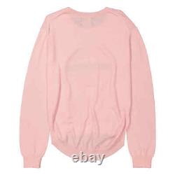 Markus Lupfer Ladies Sequin Lips Sweater in Pink