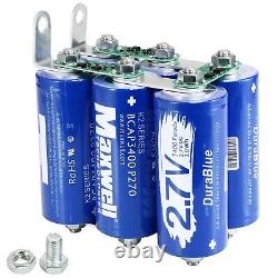 Maxwell Durablue 16V 567F Super Audio Capacitor Battery 6pcs 2.7V 3400Farads