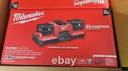 Milwaukee M18 Dual Bay Super Charger, New