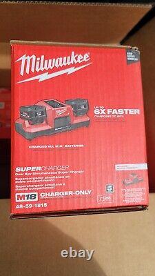 Milwaukee M18 Dual Bay Super Charger, New