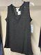 Misook Black Sequin Sleeveless Top Sz Xs Nwt