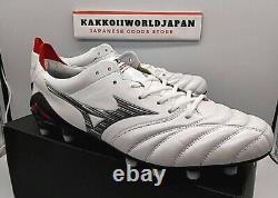 Mizuno Soccer Cleats MORELIA NEO 4 JAPAN Super White Pearl/Black P1GA2330 09 NEW