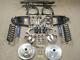 Mustang 2 Front End Suspension Kit Power 2 Drop Spindles Ford Rotor 5/8 Narrow