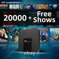 NEW 2023 TX SUPER 8k TV BOX FREE CHANNELS