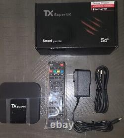 NEW 2023 TX SUPER 8k TV BOX FREE CHANNELS