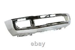 NEW Chrome Front Bumper Face Bar for 2017-2019 Ford F250 F350 Super Duty with Fog