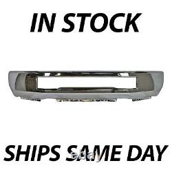 NEW Chrome Steel Front Bumper Face Bar for 2017-2019 Ford F-250 F-350 Super Duty