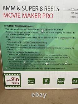 NEW Digitnow M127B-US-S 8mm Super 8 Reels Digital Movie Maker Pro