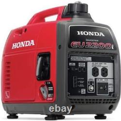 NEW Honda EU2200i 2200-Watt 120-Volt Super Quiet Portable Inverter Generator