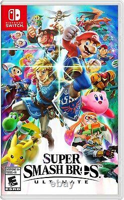 NEW Nintendo Switch Neon SUPER BUNDLE + MarioKart8 + Super Smash Bros + 16GB