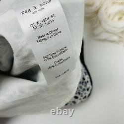 NEW Rag & Bone Women's Flavia Floral Off Cold Shoulder Blouse Size XXS