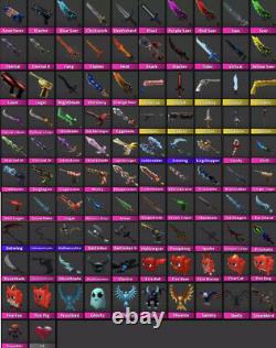 NOT FOR SALE! MM2 Every Godly, Vintage And Ancient (102 Items) Super Cheap