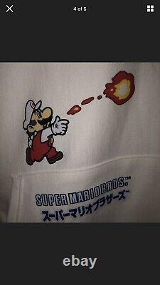 NWT Champion X Super Mario Bros. Reverse Weave Hoodie Fire Mario Medium RARE