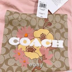 NWT Coach WOMEN'S Signature Floral T Shirt CG686