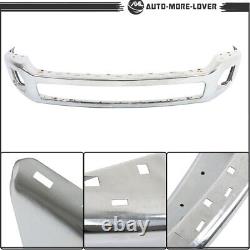 New Fit For 2011-2016 F-250 F-350 Super Duty Truck Chrome Steel Front Bumper