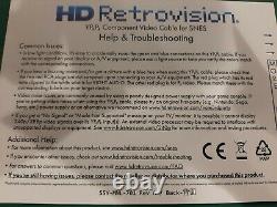 New, HD Retrovision, YPbPr Component Cable, SNES/Super Nintendo, Factory Sealed