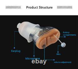 New Hearing Amplifier (CIC) Complete In Canal, Invisible, Super mini, Adjustable