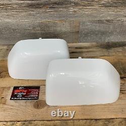 New OEM 17+ Ford F-250 Super Duty Painted to Match Mirror Caps OXFORD WHITE