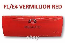 New Painted F1/E4 Vermilion Red Rear Tailgate for Ford F250 F350 Super Duty