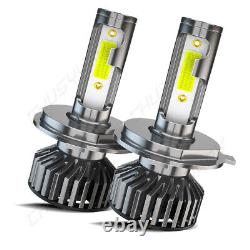 New Pair 5x7 7x6 LED Headlights WithH4 For Ford F650 F750 F250/350/450 Super Duty
