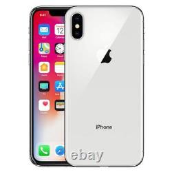 New in Sealed Box Apple iPhone X 256GB A1865 UNLOCKED Smartphone 256G SILVER FF