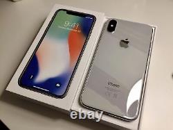 New in Sealed Box Apple iPhone X 256GB A1865 UNLOCKED Smartphone 256G SILVER FF