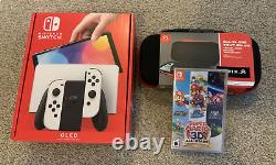 Nintendo Switch Bundle OLED Console, Super Mario 3D All-Stars + Case All New