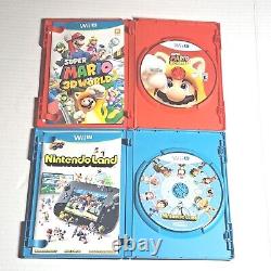 Nintendo Wii U 32 GB Super Mario 3D World Deluxe Console Set Black Mint