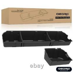 OEDRO Rear Underseat Storage Box for 2009-2014 Ford F150 F-150 Super Crew Cab
