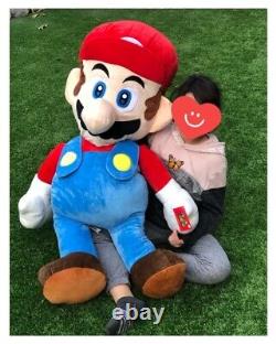 Official Nintendo Super Mario Bros Brothers 48 inch / 4 ft JUMBO Plush New