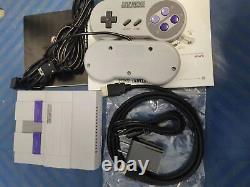 One Set Super Nintendo Classic Mini Entertainment System SNES 21 Games Included