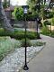 Outdoor Solar Power 77 H Lamp Post Vintage Street Light With 4 Super Bright Leds
