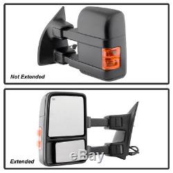 PAIR(2) 2008-2016 Ford F250F550 Super Duty Power+Heated+Signal Tow Side Mirrors