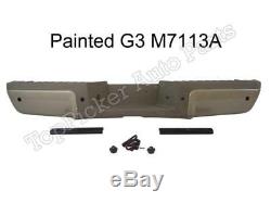 Painted Pueblo Gold Rear Bumper GLD PAD For 2008-2010 Ford Super Duty With Hole