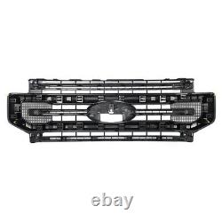 Platinum Style Gloss Black Grille For 2020 2021 2022 Ford F250 F350 Super Duty