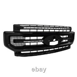 Platinum Style Gloss Black Grille For 2020 2021 2022 Ford F250 F350 Super Duty