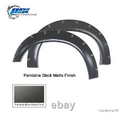 Pop-Out Bolt Fender Flares Fits Ford F-250, F-350 Super Duty 08-10 Paintable