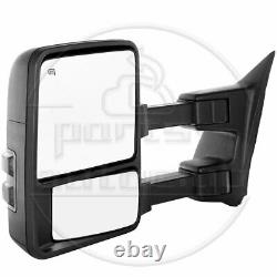 Power Heated For 99-02 Ford F-250 Super Duty Tow Mirrors Pair Set Side Mirrors