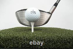 Premium Super Tee Golf Mat 4 feet x 5 feet Tee Line Mat Holds A Wooden Tee
