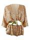 Rachel Zoe Women's Harrison Sequin Belted Jacket (4, Pink/gold)