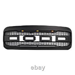 Raptor Front Grille Grill Black For 1999-04 Ford F250 F350 Super Duty Excursion