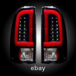 Recon 264293BK Set of 2 Smoked LED Tail Lights for Ford F-250/F-350 Super Duty