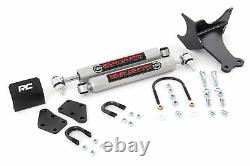 Rough Country N3 Dual Steering Stabilizer (fits) 2005-2020 Super Duty F250 F350