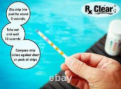 Rx Clear 68% Calcium Hypochlorite Super Chlorine Pool Shock 24 x 1 lb Bags