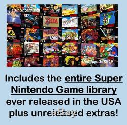 SNES 780+ Games (Complete Library EVER) Mini Classic Super Nintendo Modded NEW